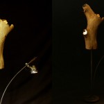 Skulptur „Legare“ mit Leselampe  